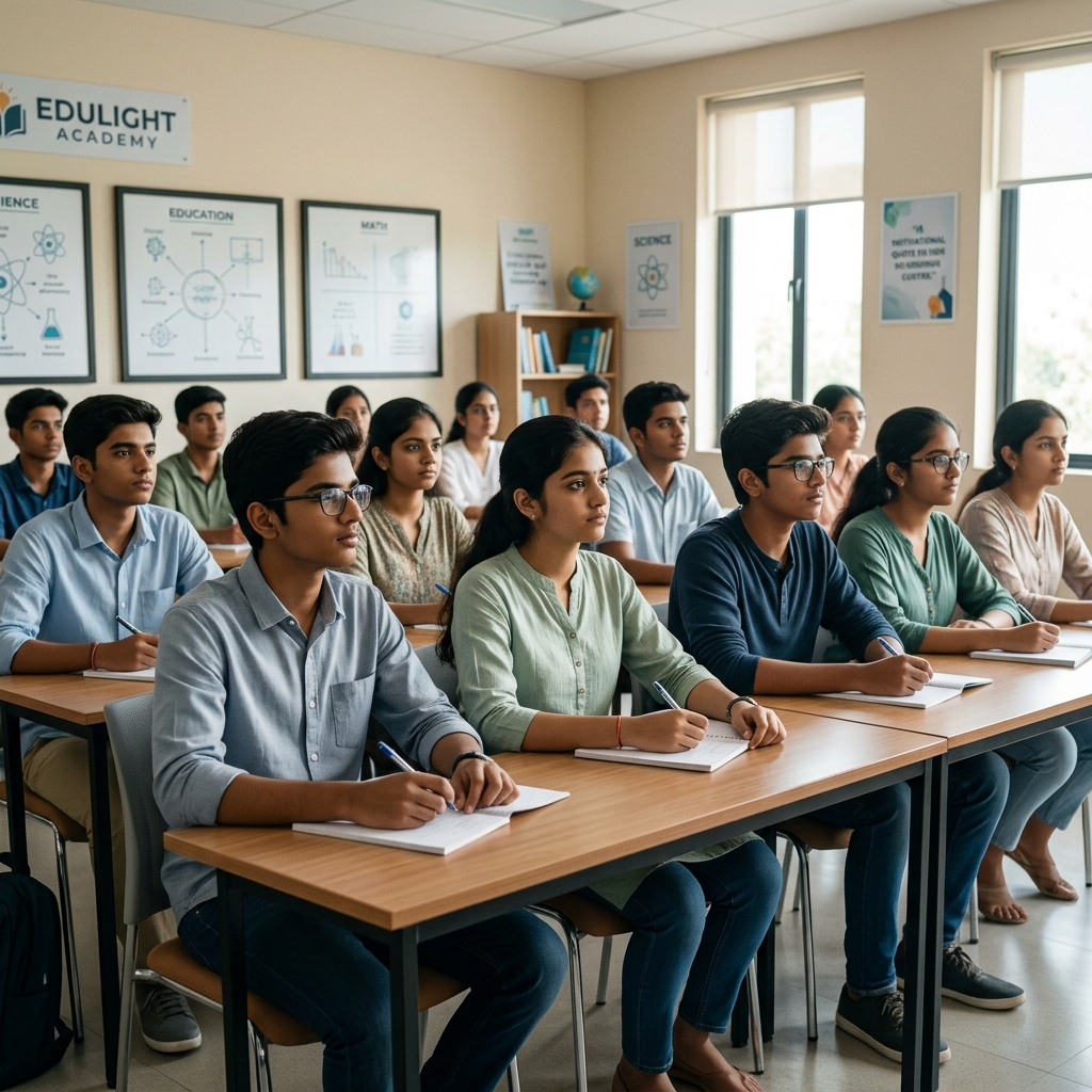 Engaged students in class